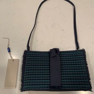Rothy’s Navy Blue Tassel Clutch (Strap included)